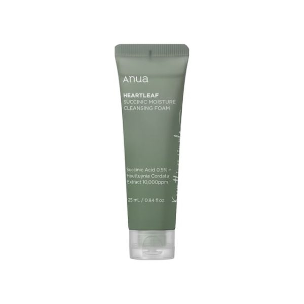 Heartleaf Succinic Moisture Cleansing Foam Mini - 25ml